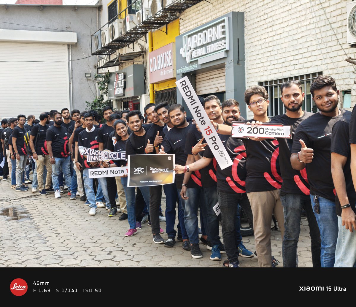 FramesByMauli's tweet photo. What an unforgettable day! ๐งก
From experiencing the powerful #RedmiNote15ProSeries to participating in fun activities and meeting fellow fans, every moment at the #XiaomiInnerCircle in Mumbai was filled with energy and excitement. https://t.co/nhaJFgwInR