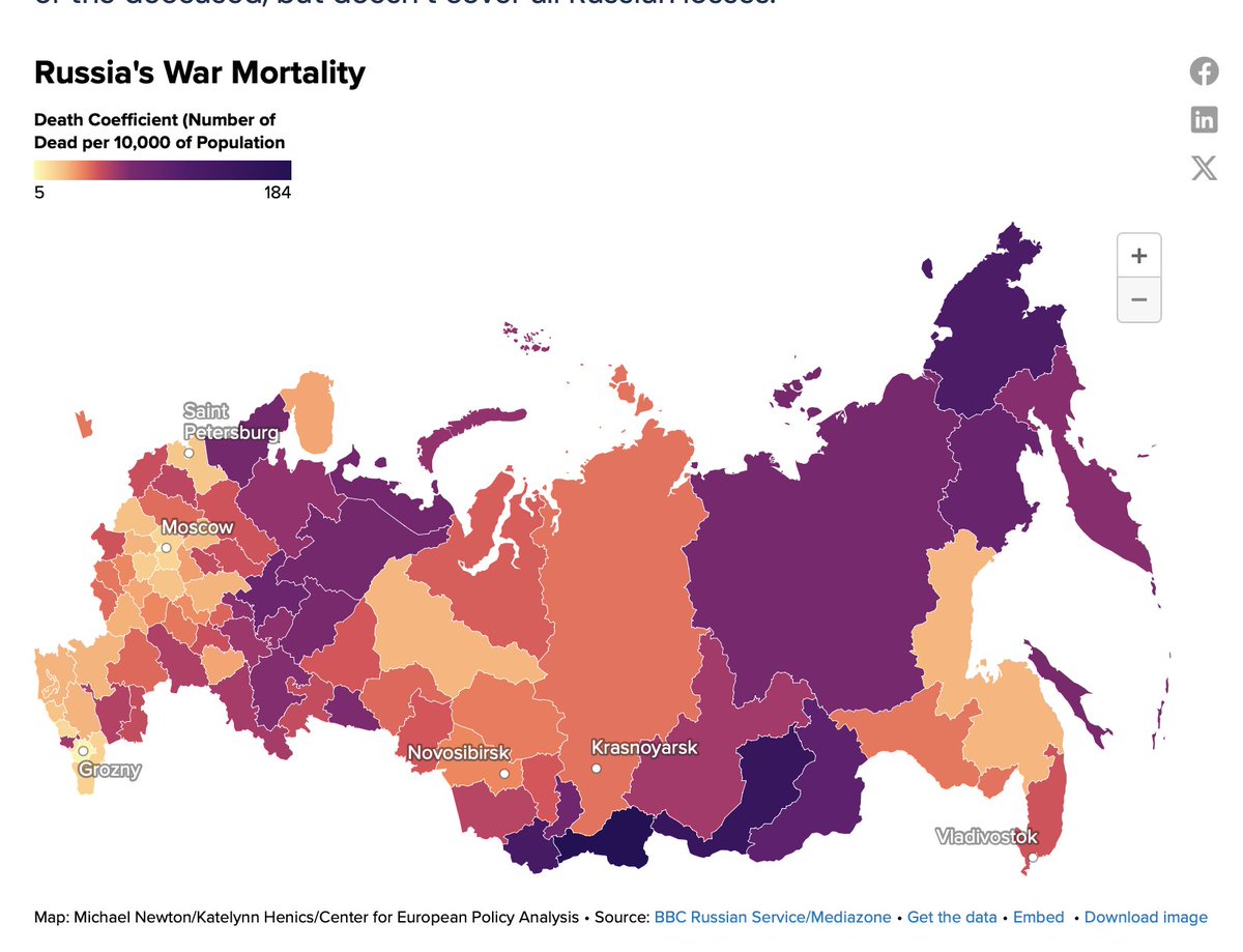 A massacre, a purge, as Putin surpasses Mussolini and aims to compete with Stalin. 11 yrs ago I wrote that pressuring Russia on human rights was harder than China because Putin didn't care about the Russian people at all, while China needed labor. A ghastly demonstration.