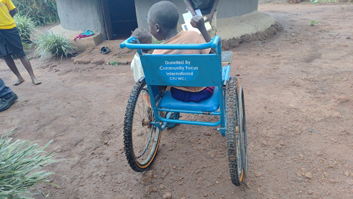 cfi4disability's tweet photo. On Valentine's Day, Andrew delivered a long awaited wheelchair to Chris in Gulu. The transformation was instant. From the moment Chris sat down, his life changed forever. His first goal? Rolling through the church doors this Sunday. 
Love is action. Love is mobility. https://t.co/SxpVdtApHd