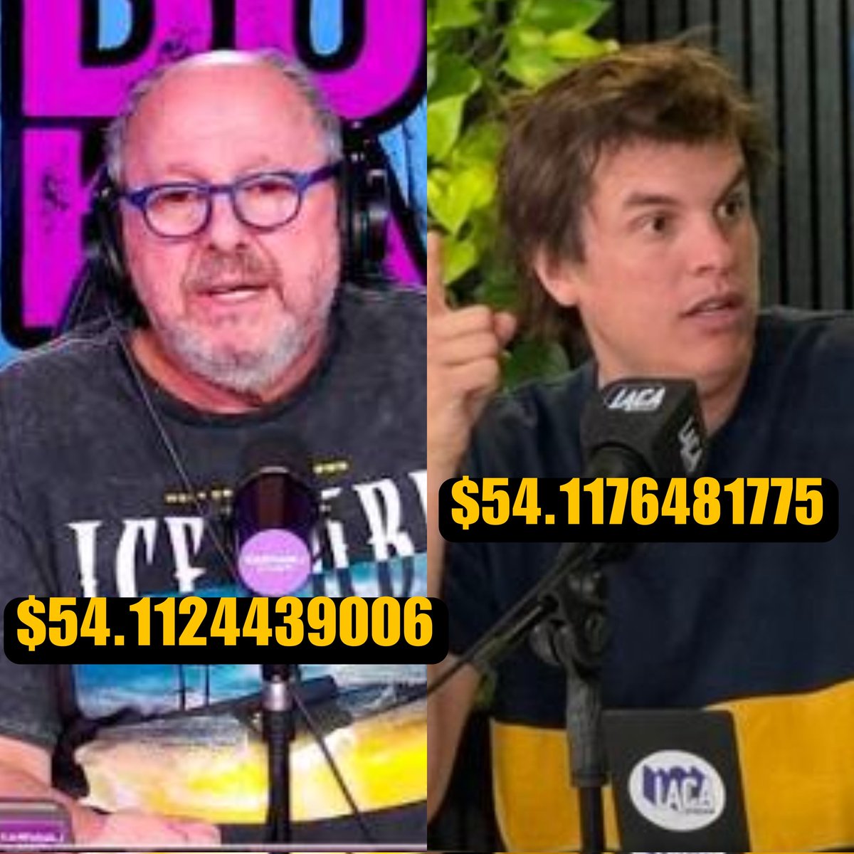 Acá les dejo lo que cobran Duka y Gustav en los streaming  , por si les interesa