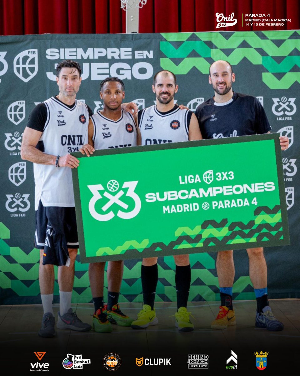 onil3x3's tweet photo. 🥈 Finalizamos la Parada 4 de la Liga de Invierno 3x3 FEB en 2ª posición 

Gran fin de semana, cayendo en la final ante Bàsquet Sa Real. Seguimos sumando y creciendo 💪

👉 Próxima parada: 21–22 marzo, Valencia.

#Onil3x3 #3x3Basket #Liga3x3FEB https://t.co/d7oQoO2JkR