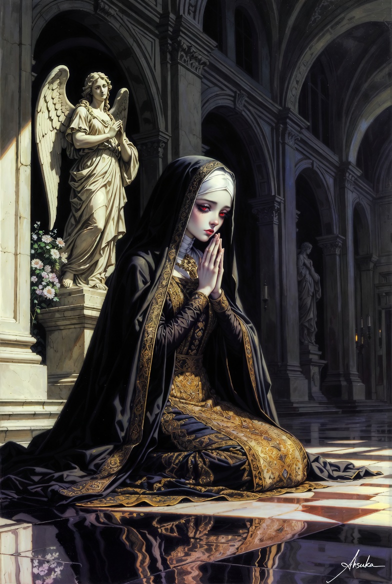 May the abyss embrace those whom the light has forsaken

Amen
#AiArt #AIイラスト