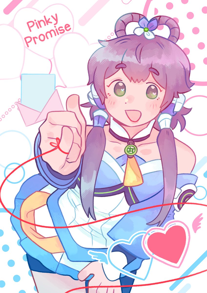 [vocaloid] my piece for <a href="/vocaloveproject/">VOCALOVE 💜</a> !! ilem’s “pinky promise”, a tianyi classic