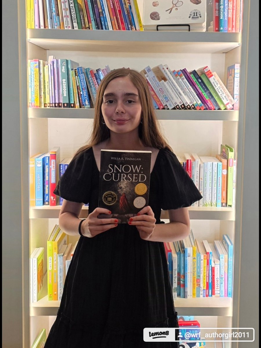 writerfinnegan1's tweet photo. Willa R. Finnegan, the 14-year-old, multi-award-winning author of SNOW: CURSED is amazing readers around the country and globally. Her debut YA FANTASY is a dark and twisted fairytale reimaging. Readers are taken along a journey of self-acceptance and self-discovery.  They are also challenged to think about good and evil and whether they are truly absolutes. 

Give this young author a chance, and believe in the possibilities and talents she holds. Willa's world building abilities are next level and you will experience a very deep and thought-provoking read within the pages of SNOW: CURSED. 

Grab your copy today. https://t.co/vtUQ99cC0C
