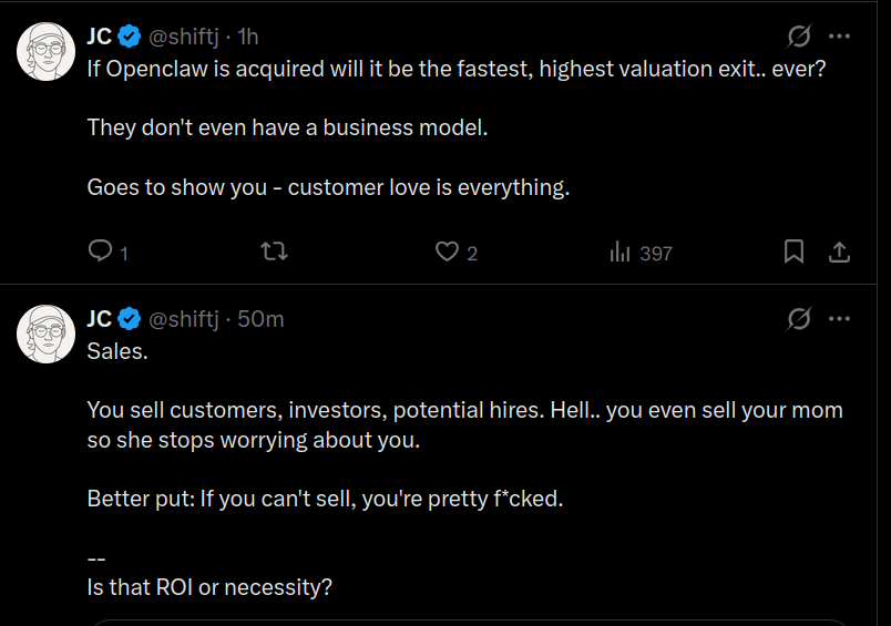 .<a href="/shiftj/">JC</a> bro make up your mind:

(j/k, love the advice you share, cuts straight to the core)