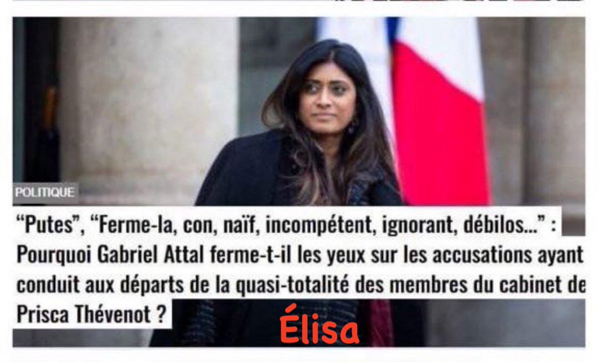 <a href="/jon_delorraine/">Jon De Lorraine</a> Alors celle-là la vulgaire harceleuse 
        <a href="/priscathevenot/">Prisca THEVENOT</a> 
ferait mieux de la fermer  .