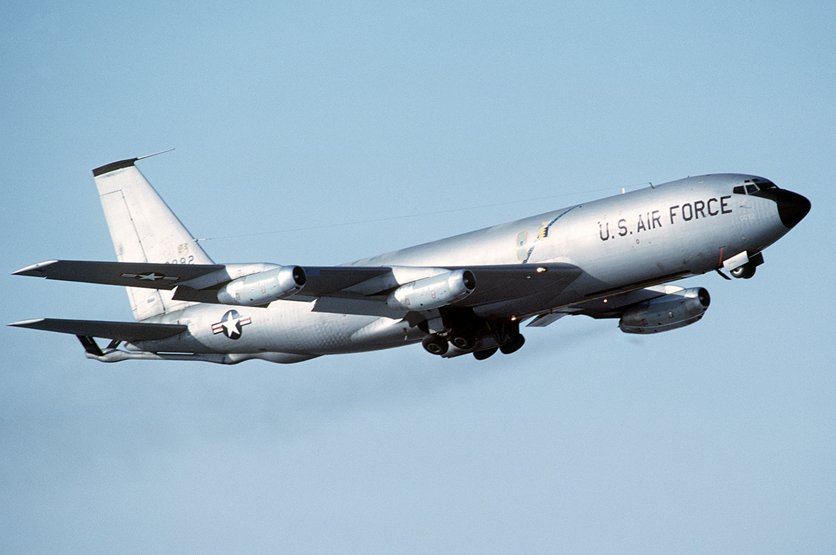 Just imagine, it’s 1980 at oh six hundred and you’re sitting in a KC-135A getting ready to take off. The airplane is fully loaded with fuel for its mission weighing 297,000 lbs. About 190,000 lbs. of that is fuel.

Right after the pilot rotates the aircraft and retracts the