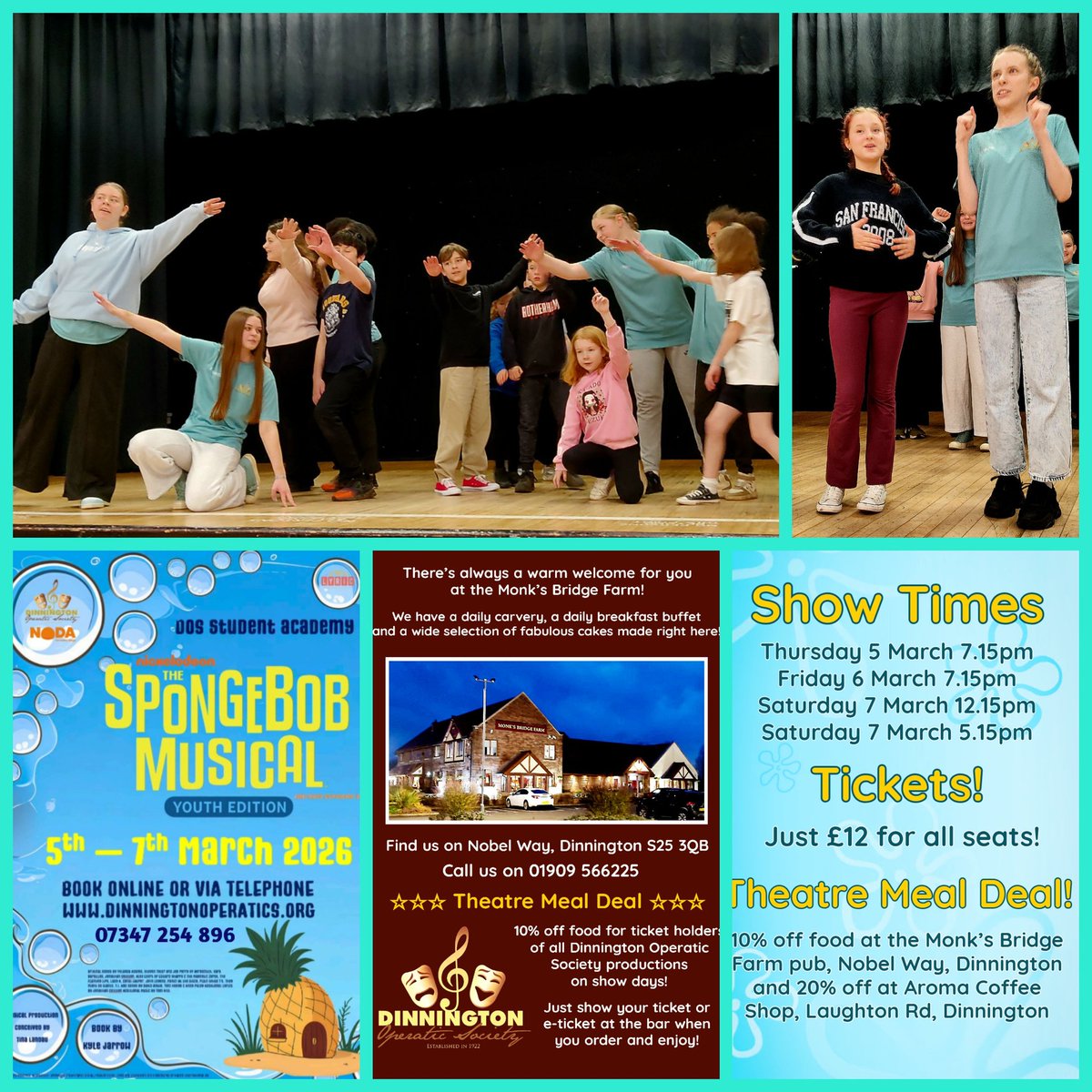 DOperaticS's tweet photo. Not long to wait! The Spongebob Musical is at the Lyric Theatre, Dinnington 5-7 March
Call 07347 254 896 or book on line at https://t.co/G8EJYuyygh https://t.co/DKo1U1zbcu