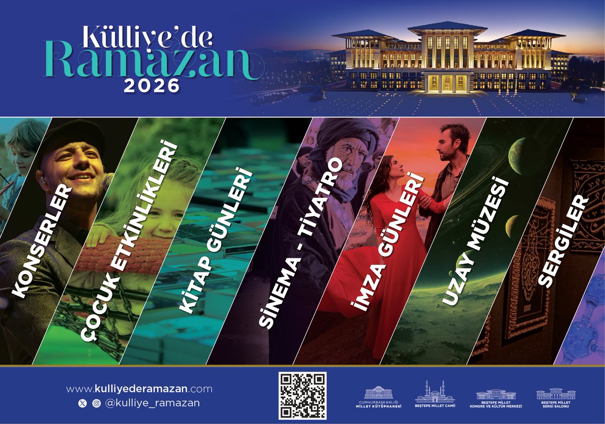 Cumhurbaşkanlığımız bu yıl da birlik ve paylaşımın adresi oluyor.

“Külliye’de Ramazan” özlemle, sevgiyle ve sürprizlerle sizi bekliyor..

#KülliyedeRamazan2026
