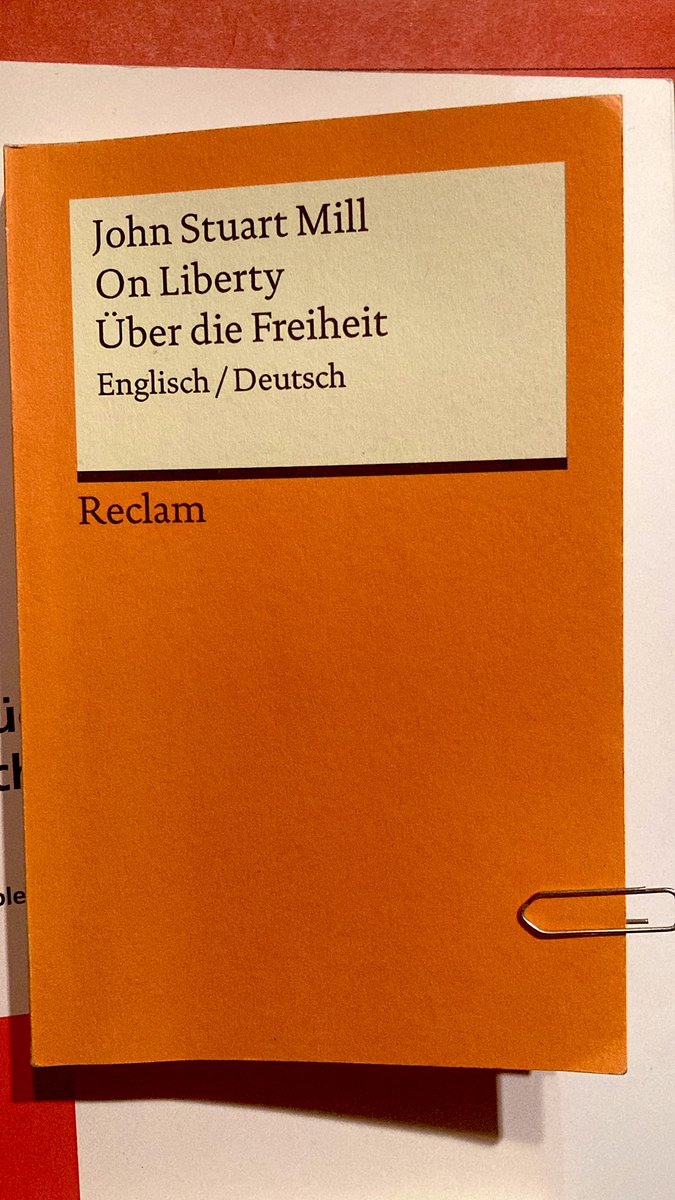 prometheus_netz's tweet photo. Die Prometheus-Bibliothek (5)
„Vollständige Freiheit, unserer Meinung zu widersprechen oder sie zu missbilligen, ist die einzige Bedingung, die uns rechtfertigt, sie als richtig anzunehmen.“ (S. 61)
#johnstuartmill #onliberty https://t.co/zGQJME9UGF