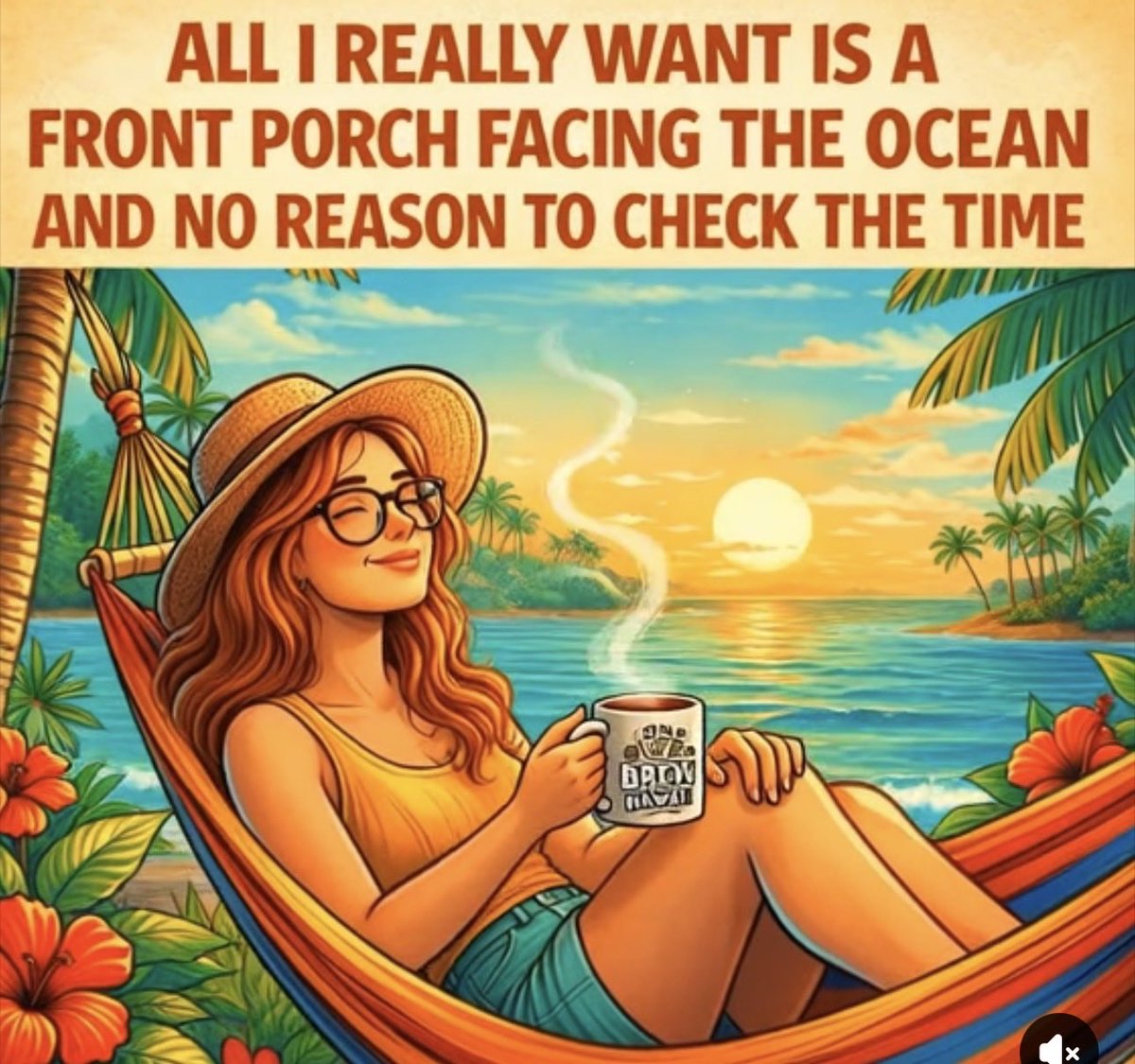 I don’t live on the beach. But thankfully close by. Retirement=no more alarm clocks