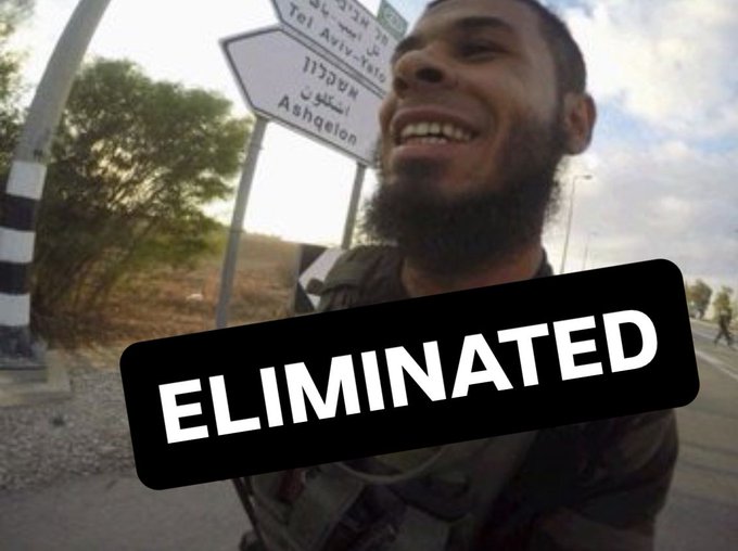 🚨 ÚLTIMA HORA: Las FDI han eliminado con éxito al jefe de la unidad logística de la Jihad Islámica en Gaza, Ahmad Bayouk, quien invadió Israel el 7 de octubre y asesinó judíos.

No hay dónde esconderse, Israel los encontrará a todos.