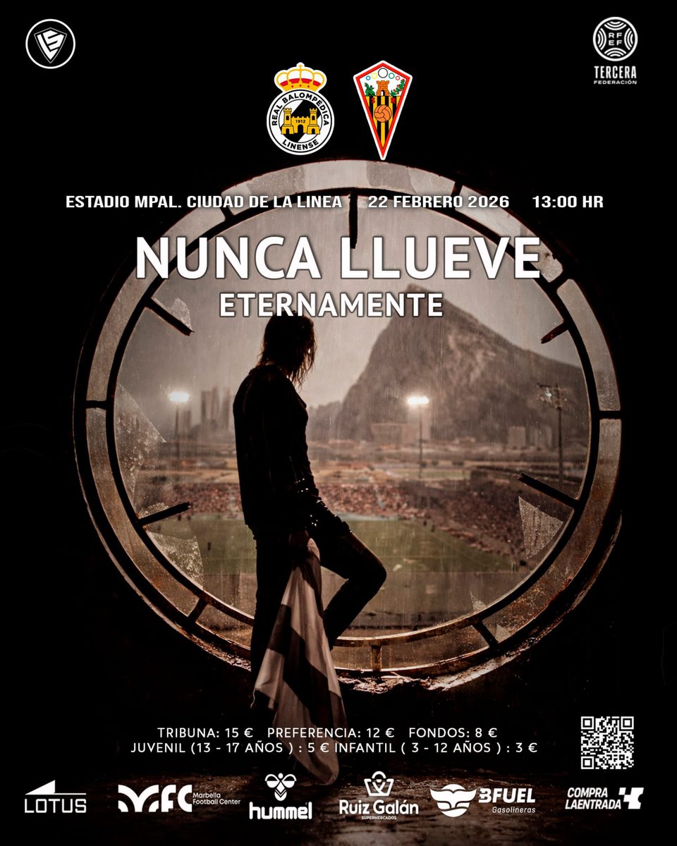 𝐉𝐎𝐑𝐍𝐀𝐃𝐀 𝟐𝟑

🆚 San Roque de Lepe

🗓️ Domingo 22 de febrero

🕐 13:00 horas

🏟️ Estadio Municipal Ciudad de La Línea

🔗 rbl1912.compralaentrada.com/eventos/