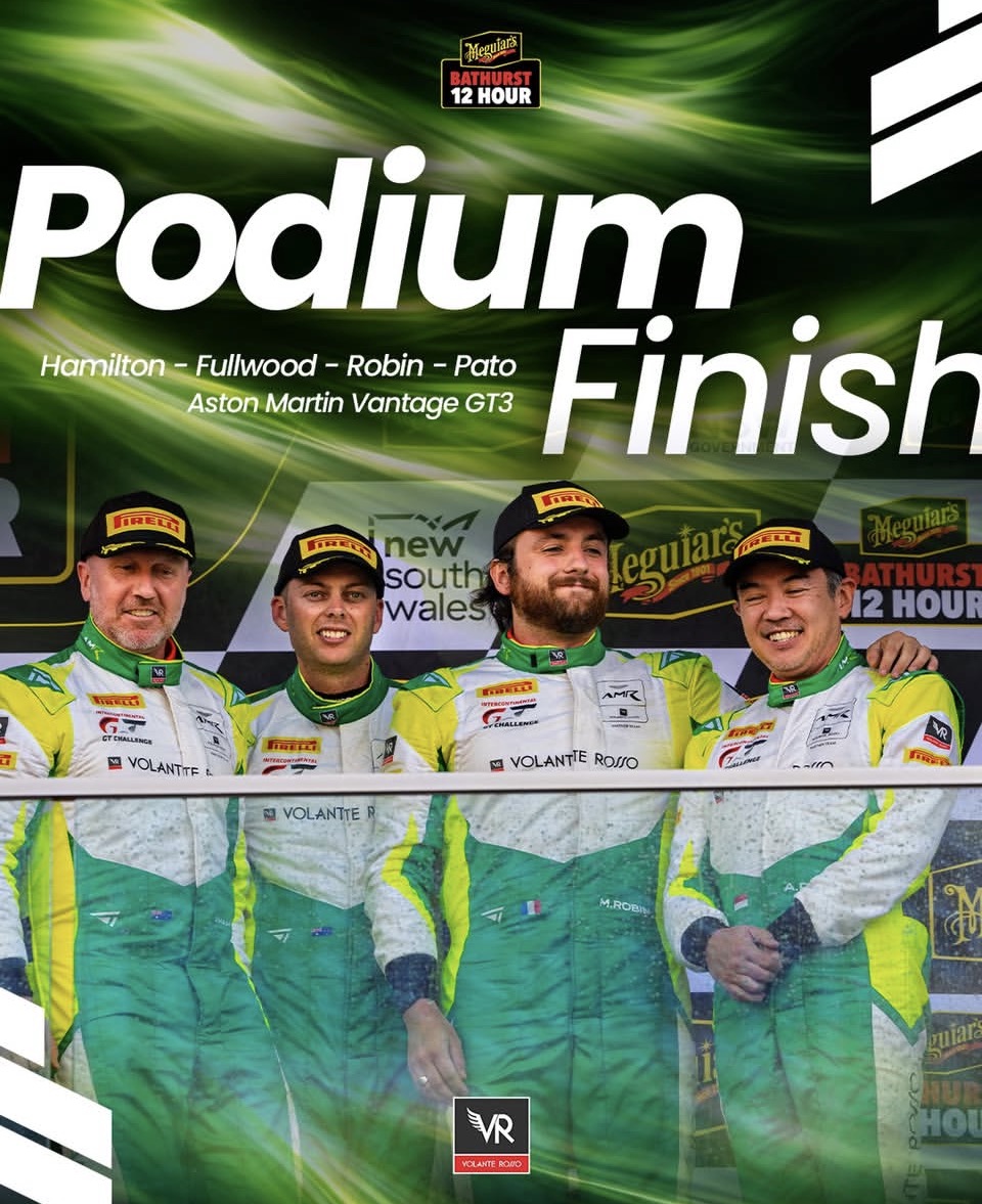 The weekend started tough for one <a href="/AMR_Official/">Aston Martin Racing</a> powered runner but ended upon the podium for the other as the #14 Volante Rosso Vantage GT3 crew secure a P3 Pro-Am finish in the <a href="/Bathurst12hour/">Bathurst 12 Hour</a> 
the-advantage.org/2026/02/volant…