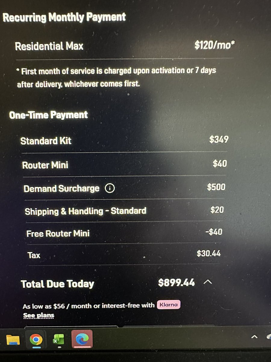 ryan_roodenburg's tweet photo. Hey @elonmusk ,

When are you going to lift the demand surcharge in Texas??? It’s my limiting factor and probably several other potential customers!  Go @SpaceX https://t.co/Whbp7BdOnx