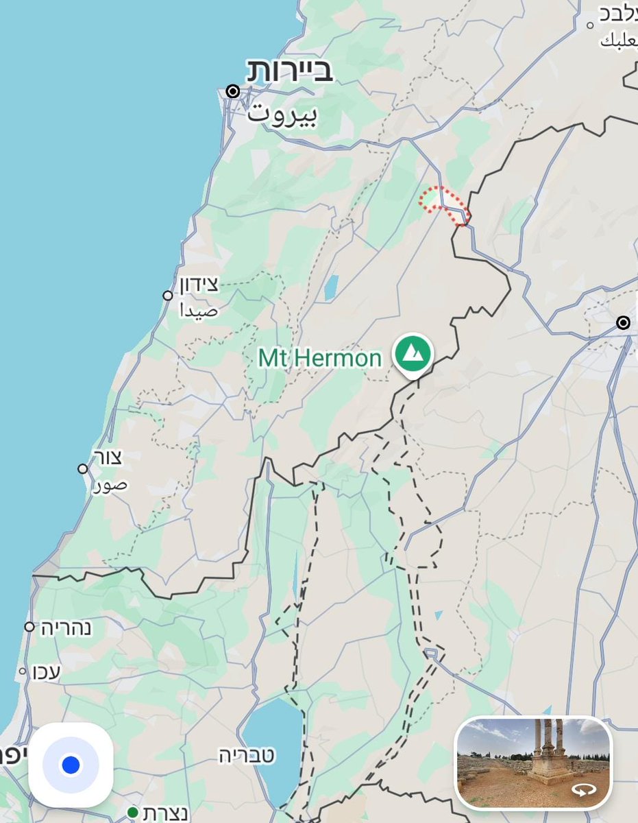 תקיפה ישראלית לעבר רכב שבו נסעו מחבלים של הג'יהאד האסלאמי בכביש שבין ביירות לדמשק במרכז בקעת הלבנון