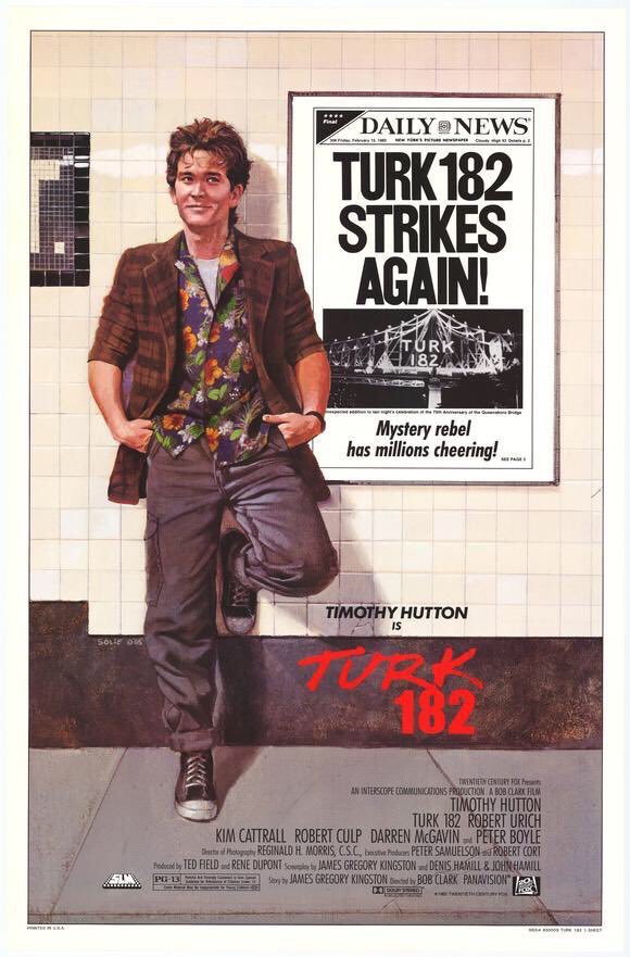 FilmNewsNos's tweet photo. 🎬MOVIE HISTORY: 41 years ago today, February 15, 1985, the movie ‘Turk 182’ opened in theaters!
@timhutton #RobertUrich @KimCattrall #RobertCulp #DarrenMcGavin #StevenKeats #PaulSorvino #PeterBoyle #JamesTolkan #DickONeill #MauryChaykin #RichardZobel #DavidWohl #BobClark https://t.co/4hdWnD0kte