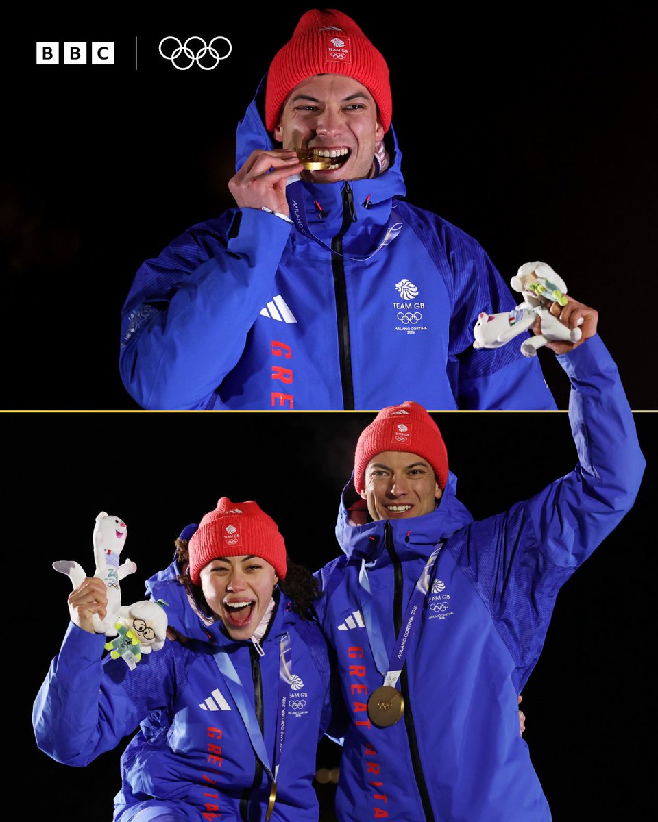 BBCSport's tweet image. HISTORY MAKER 🥇🥇
 
Matt Weston becomes the first Brit to win two gold medals at a single edition of the Winter Olympics! 🇬🇧

#MilanoCortina2026 #WinterOlympics