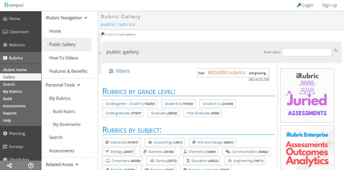 ¡Potencia tu caja de herramientas docente con más de 850,000 ejemplos! 🧰✨

Explorar la galería pública de <a href="/RCampus/">RCampus</a> es como entrar a una biblioteca infinita de innovación educativa. No reinventes la rueda: busca, inspírate y personaliza rúbricas creadas por colegas de todo el