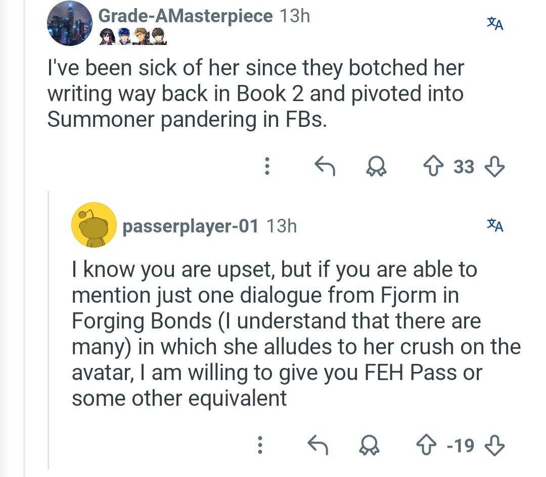 VeMoD95's tweet photo. Sended by a pal. Guy got many downvotes, but nobody was able to give him a reasoned response.

That's how FEH-sub works: story is created that isn't always accurate, and everyone starts repeating until is taken as a fact. Better don't try to argue

(1/2)

#FireEmblem #FEH https://t.co/CkSZWYv8A0