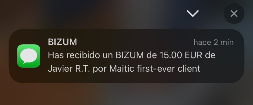 Maitic first-ever client. Thanks dad 🤣