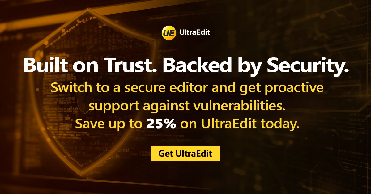 UltraEdit tweet media