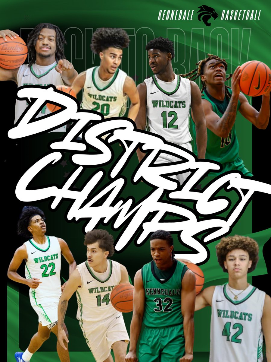 With Friday night’s win, the Wildcats clinch a second straight undefeated district championship.
A special accomplishment for this senior group and our program as a whole.
Now it’s playoff time. 👀🏀
