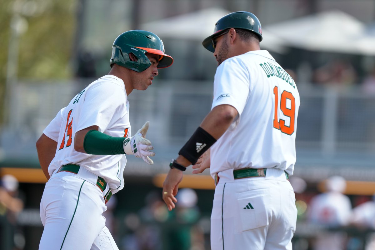 The 15-run 5th inning for the Hurricanes is the MOST runs scored in a single inning in program history...👏