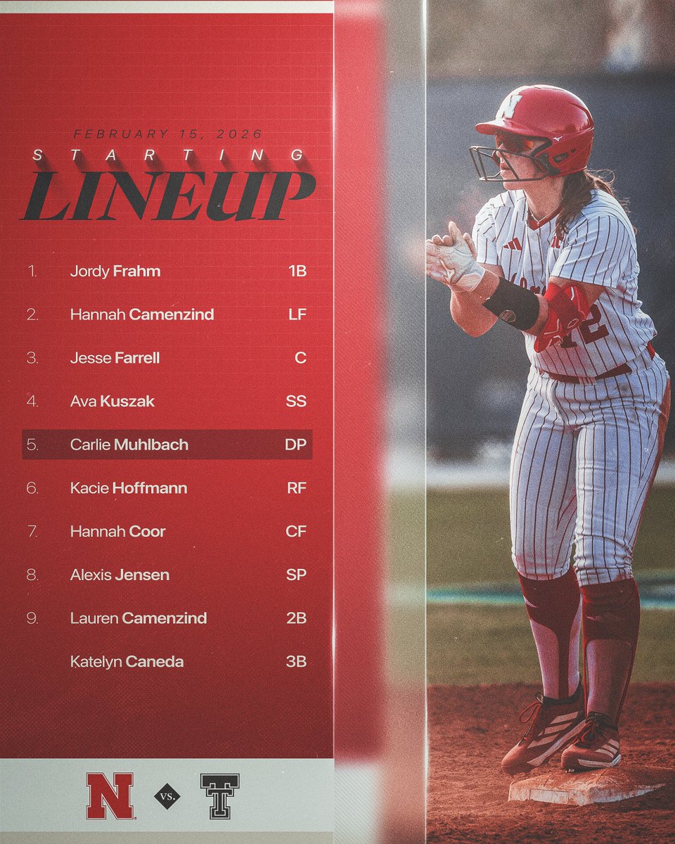 Nebraska Softball tweet media