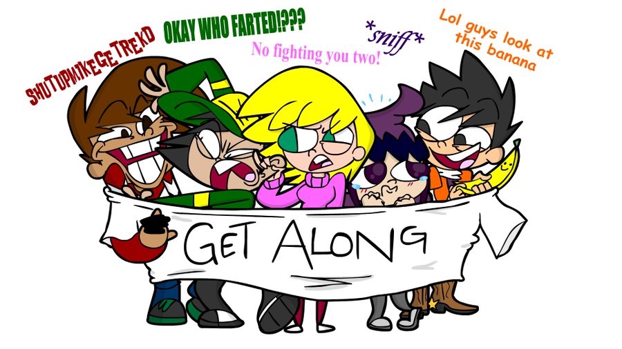 Group5Archive's tweet photo. A Commission of the Group 5 Gang all together in a Get Along Shirt, that Nick Dante Drew for his close friend Blossthesauce, or bloss. (2016)
#Group5Show #Group5Archive #NickDante https://t.co/lkuzJITHYk