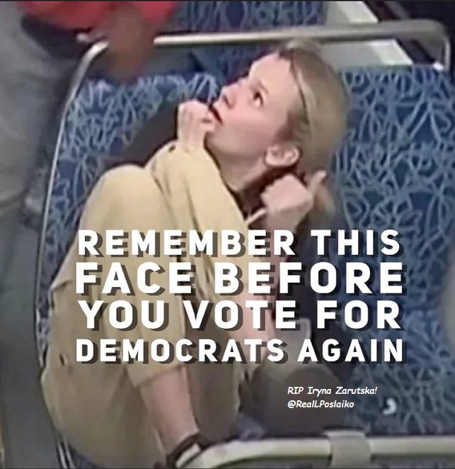 Remember people. She is a victim of liberal suicidal empathy. They love and care about the animal that destroyed her. Her, not at all.