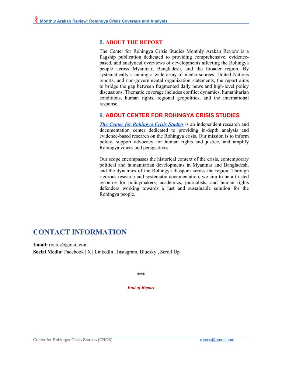 Center for Rohingya Crisis Studies tweet media