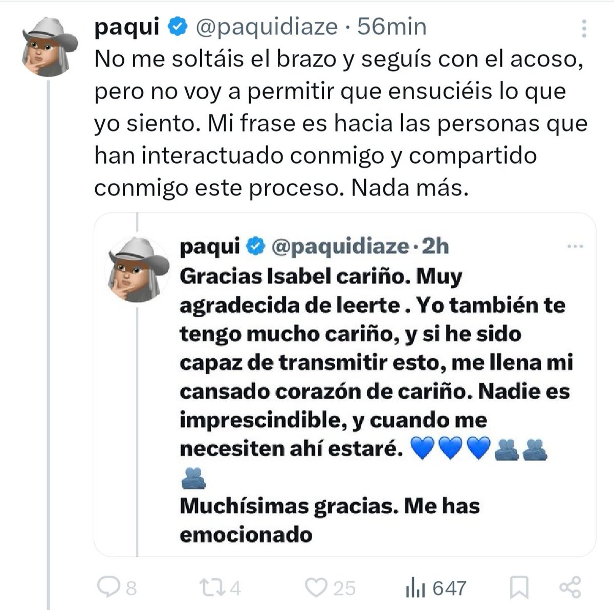 <a href="/susana197878/">Susana</a> <a href="/paquidiaze/">paqui</a> Cuidao con el acoso 🤦😂😂