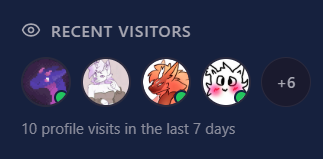 Furio_Official's tweet photo. Added recent visitors section, a list of people who checked your Furio profile! If you don't want your profile visits to be tracked, you can simply opt out of the service!

#furryfandom #furry #furio https://t.co/CwfVDDsNSZ