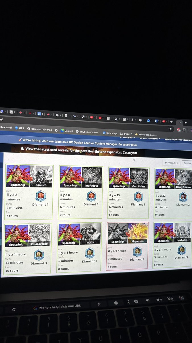 JE BAISE LA META ET JE BAISE TOUT LES WARRIOR DRAGON/PROTOSS MAGE 

9EME CLASSE SUR 11 EN WR ET POURTANT ÇA CLIQUE