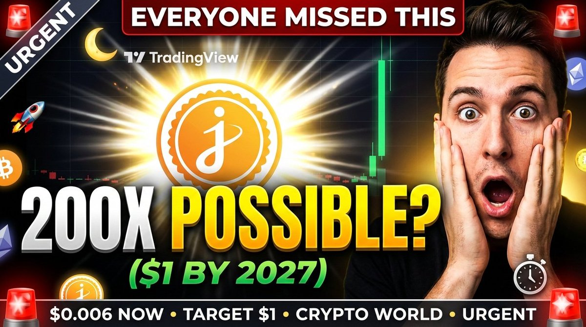 JASMY TO $1? 200x PREDICTION BY 2027 🚀

12% pump ✅
205% volume surge ✅
Bullish divergence on ALL indicators ✅
Japan's #1 crypto infrastructure ✅

This might be the most underrated altcoin in crypto right now

Full analysis 🎥
youtu.be/WKZXyfVLAtg

#JasmyCoin #Altcoins