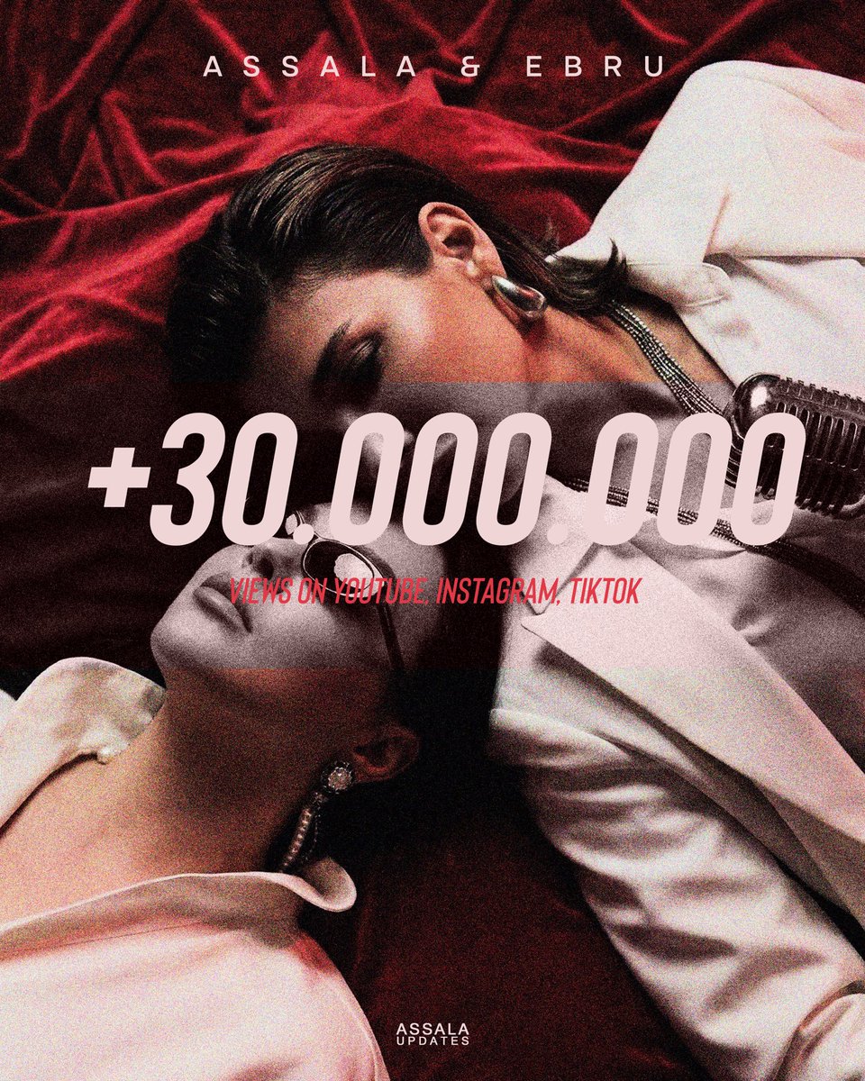 دويتو أصاله و إيبرو غوندش يحصد مُشاهدات تصل إلى 30M مُشاهدة على عدة منصات قبل نزوله رسميًا على منصات الإستماع🌟
• يُمكنكم الإستماع إليه الآن⭣
youtu.be/5rBmyd6qVP8?si…