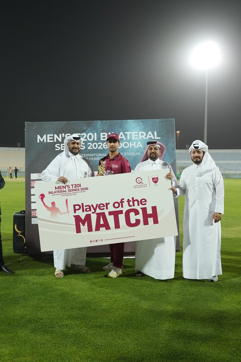 Qatar Cricket Association tweet media