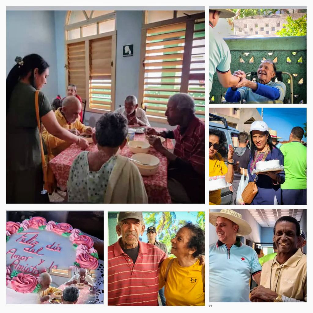 Este 14 de febrero, junto a representantes de la Iglesia Católica de #Mayarí nuestro equipo de salud celebró el amor con quienes más lo necesitan  🧡
El Hogar de ancianos de Felton está lleno de abuelitos con una vida entera de recuerdos y cariño para dar. #HolguínEsSalud