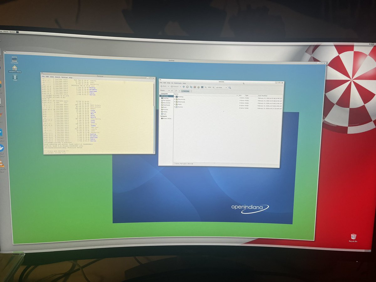 Iggi76123640's tweet photo. Dear #openindiana #sun #sparc community. There has been a huge update on OI that added support for a lot of SPARC machines. https://t.co/LmERfIvVcG Running on my Ultra45 https://t.co/8S3x9hkE0L
