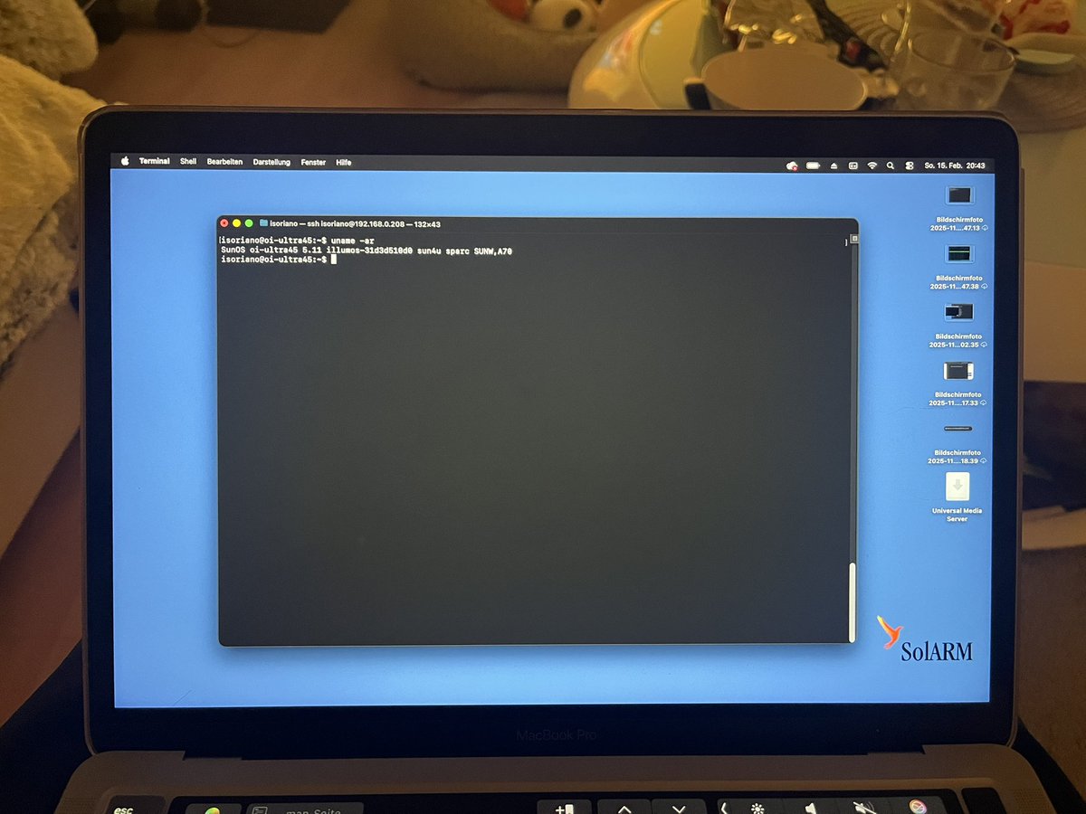 Iggi76123640's tweet photo. Dear #openindiana #sun #sparc community. There has been a huge update on OI that added support for a lot of SPARC machines. https://t.co/LmERfIvVcG Running on my Ultra45 https://t.co/8S3x9hkE0L