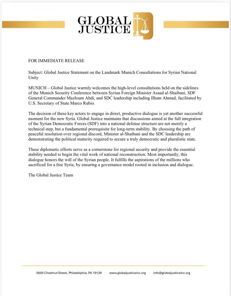 Global Justice tweet media