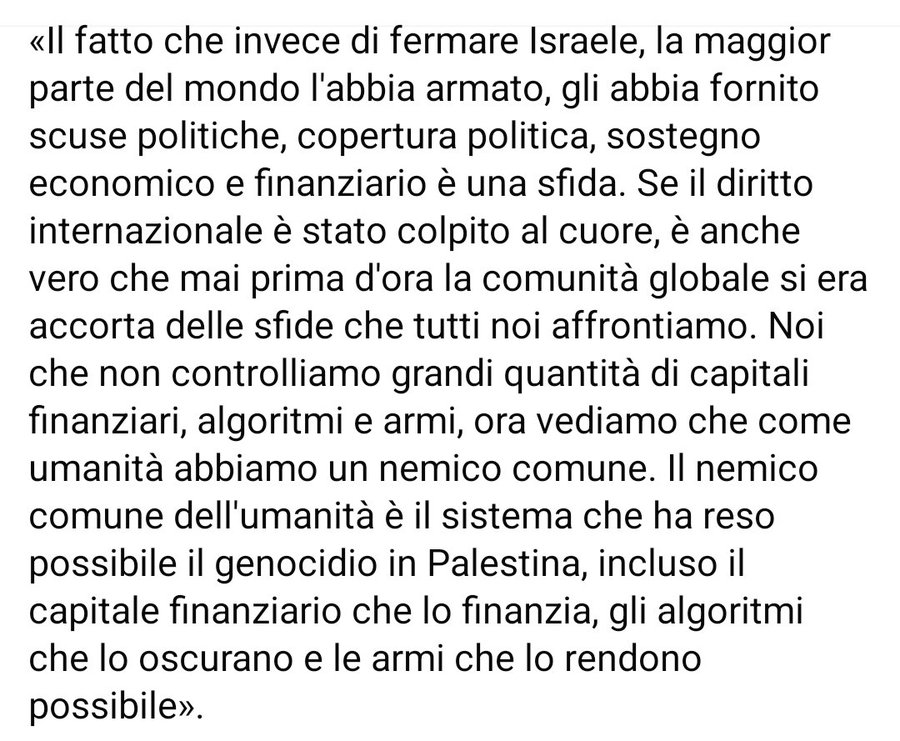 IPAZIA2025's tweet image. #RelataRefero

#ONU, Marta Hurtado, portavoce #UNHCR: 

False le accuse a Francesca Albanese (@FranceskAlbs). Non ha mai definito #Israele come nemico dell'umanità. 

Invito tutti a leggere le sue dichiarazioni.

ilfattoquotidiano.it/2026/02/14/onu…