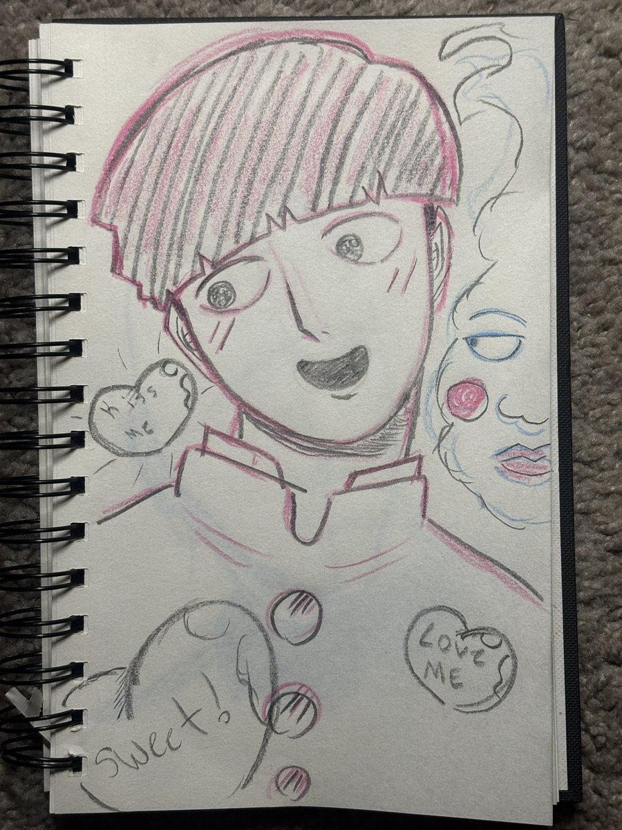 Blindmangooner's tweet photo. Sorry about, the late post for valentine days, I’m still drawing more. #catladyninah #protagonistninah #mobpsycho100 #invaderzim #kirby https://t.co/bdrFIwvFhm