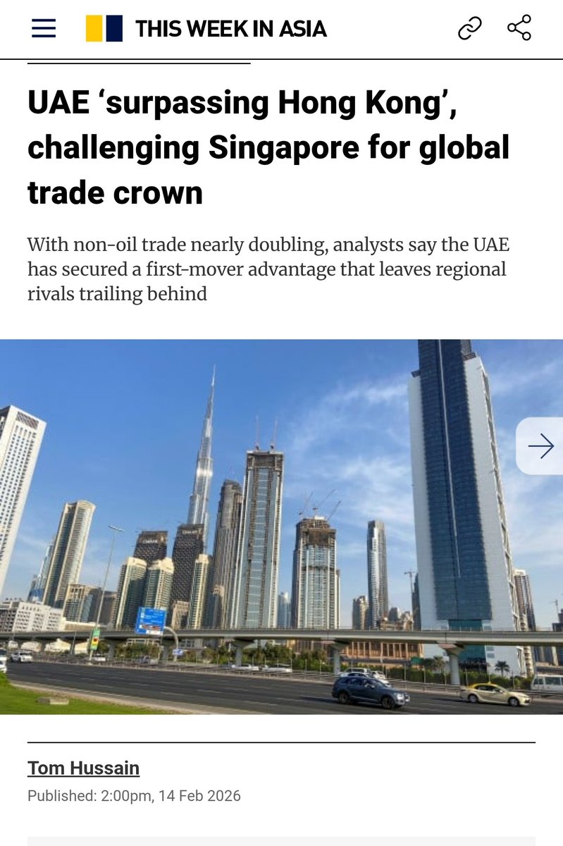 "We punch above our weight"

H.H. Sheikh Khalid Bin Mohammed Bin Zayed Al Nahayan 🇦🇪😉