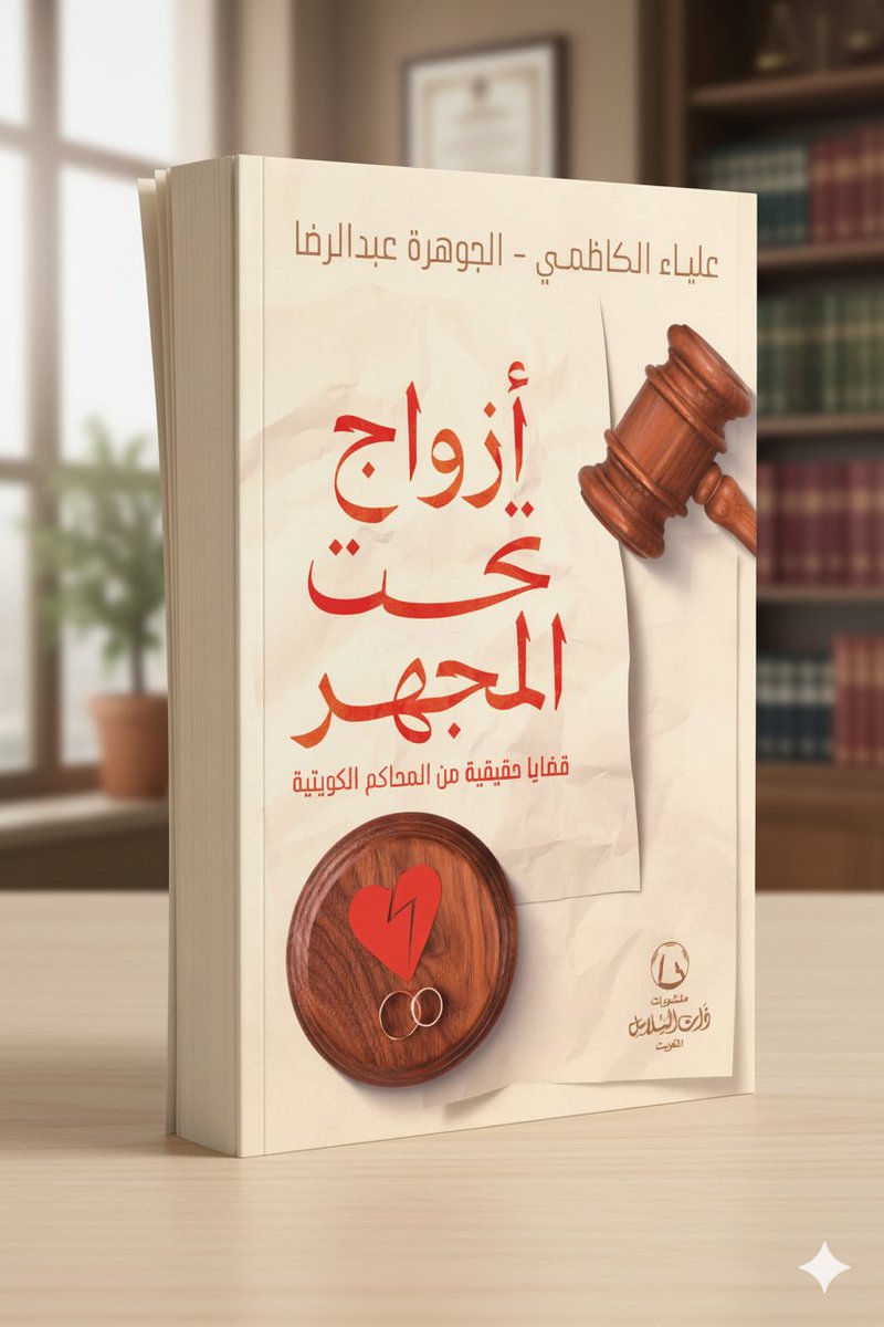 THATALSALASIL's tweet image. كان يتكلم معي عن كل المواضيع إلا موضوع الزواج..

كتاب:
"أزواج تحت المجهر"

لكاتبة الميلودراما الشهيرة
 #علياء_الكاظمي
threads.net/@alyaa_story
و     الجوهرة عبدالرضا
مستشاره قانونيه
محامية دستورية
@lawyer_aljawhra
#ذات_السلاسل
ويمكنكم أيضًا طلب أي كتاب عبر:
Online.thatalsalasil.com.kw