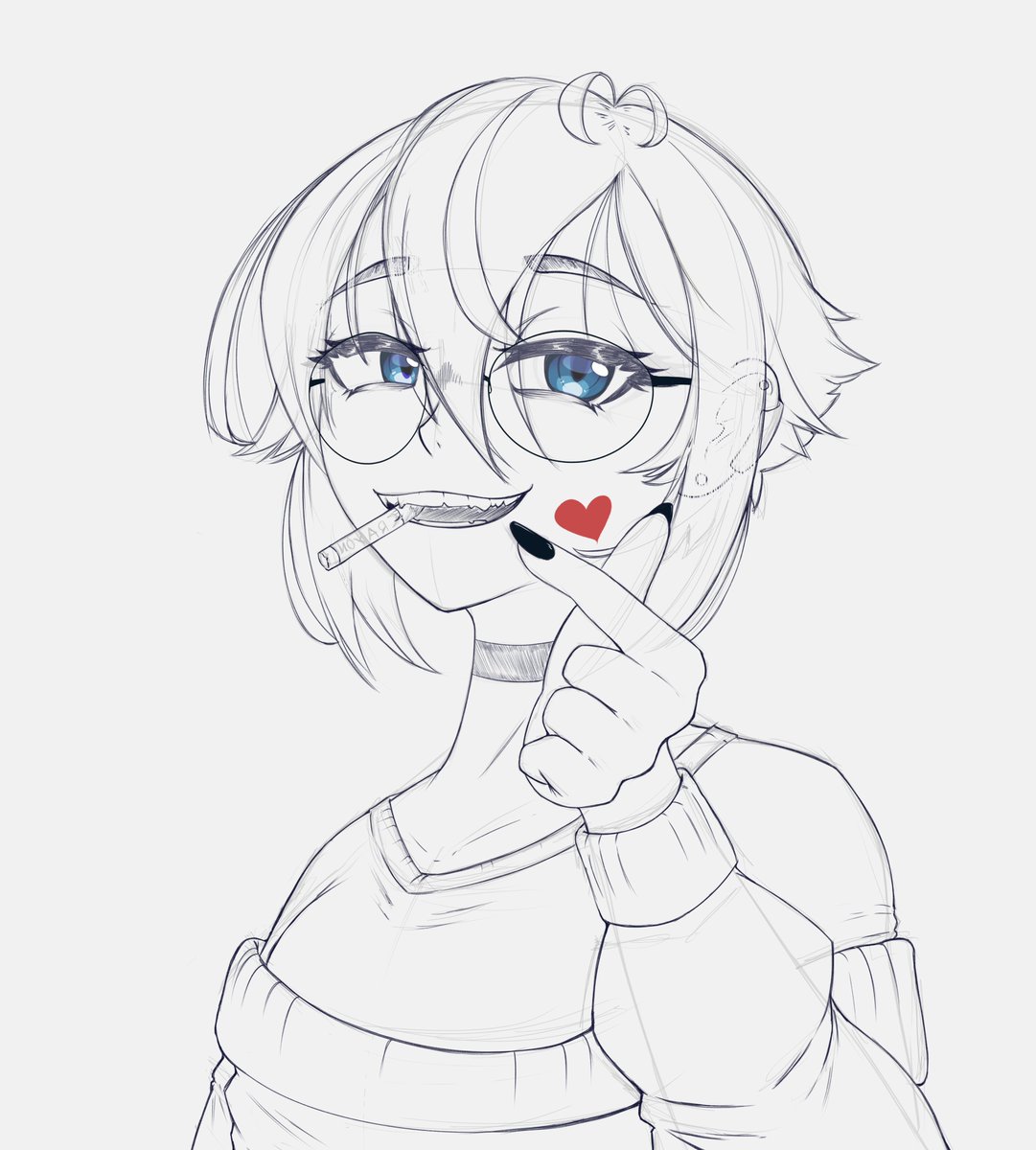 a Valentine's Day drawing /tsuica