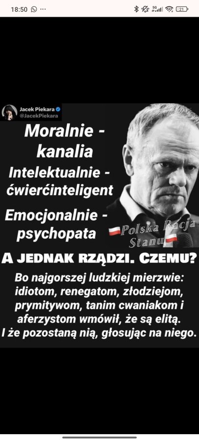 Ta_Polka's tweet photo. @GraynaFrck10140 @BogRymanowski @TomaszSiemoniak https://t.co/B8x3kFTOXh