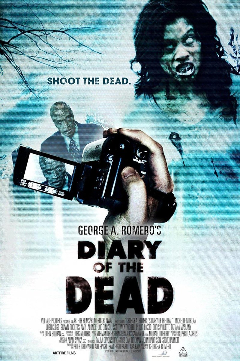 Happy birthday to Diary of the Dead, released February 15, 2008.

Romero shifted the focus from surviving zombies to documenting the fall, showing how the urge to record can matter as much as the event itself.

It felt like a warning.
