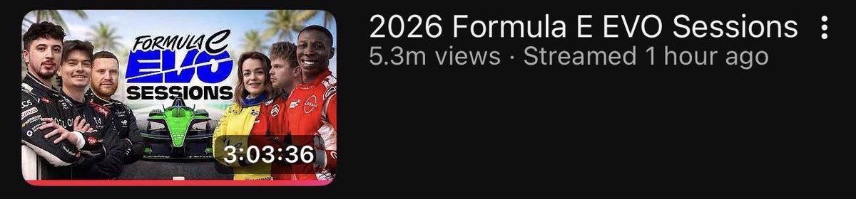 Can’t say it didn’t do views…

Just relieved all are OK. 

#FormulaE